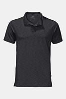 Jack Wolfskin Travel Polo Zwart
