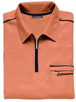 Catamaran Heren Poloshirt met korte mouwen terracotta GrÃ¶ÃŸe