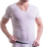 bodyart Body Art - Thasos V-Shirt 1/2 Arm - wit