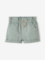 VERTBAUDET Short met elastische taille voor baby's celadongroen