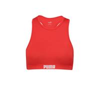 Puma crop bikinitop rood