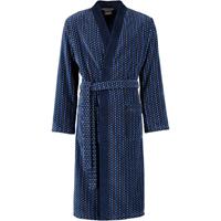 Cawö Herren Bademantel Kimono 4851 - Farbe: blau - 11 L