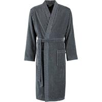 Cawö Herren Bademantel Kimono 4854 - Farbe: blau-field - 14 S