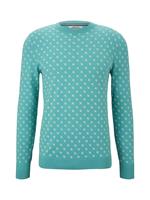Tom Tailor 1026327 printed sweater mint