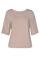 Vivance Shirt met ronde hals Met fijne plooi aan de mouwen (Set van 2)