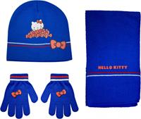 winterset Hello Kitty junior acryl blauw 4 delig one size