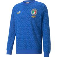 Puma Italie Graphic Winner Crew Sweater Blauw