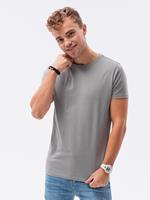 Ombre - Heren T-Shirt - Grijs - Regular Fit - Moda Italia