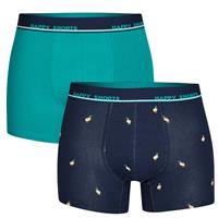 Happy Shorts 2-pack boxershorts heren eend print