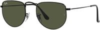 RAY-BAN RB 3958 ELON | Unisex-Sonnenbrille | Oval | Fassung: Mineral Schwarz | Glasfarbe: GrÃ¼n