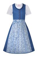 Kinderdirndl dunkelblau hellblau Romy 010955