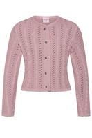 Herzglück Mädchen Trachten Strickjacke altrosa Modell: Lilly 009521