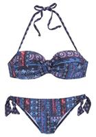 S.Oliver Bügel-Bandeau-Bikini mit geraffter Mitte