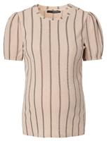 SUPERMOM T-shirt Stripe Oxford Tan