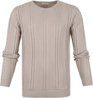 Sweater Knowledge Cotton Apparel Trui Licht Grijs