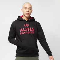 alphaindustries Alpha Industries Männer Hoody Foam Print in schwarz