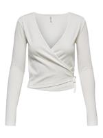 Only Frauen Longsleeve Emma in beige