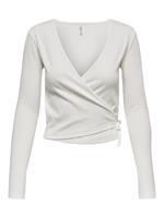 Only Frauen Longsleeve Emma in beige