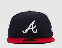 New Era Atlanta Braves 59Fifty Fitted Cap Navy Rood