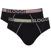 Sloggi 2 stuks Men Go ABC Organic Cotton Midi Brief 