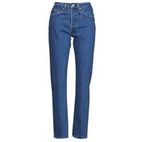 Levi's Frauen Straight Fit Jeans 501 Crop Straight Fit in blau