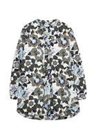 seidensticker Klassische Bluse "Schwarze Rose", Langarm Rundhals Floral