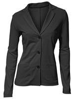 Jersey blazer in zwart van Linea Tesini