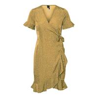 Wickelkleid »VMHENNA 2/4 WRAP FRILL DRESS«