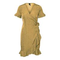 Vero Moda Vmhenna 2/4 wrap frill dress noos