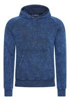Rusty Neal Gewassen hoodie met een used look