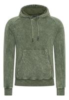 Rusty Neal Gewassen hoodie met een used look