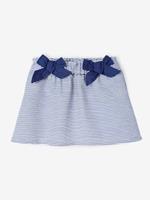 Wijde babyrok in Ottoman koninklijk blauw met stepen