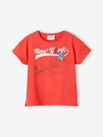 Meisjesshirt met korte mouwen MiraculousÂ rood