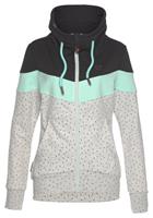 Alife & Kickin Sweatshirt "ValinaAK B", sportive Sweatjacke mit hohem Stehkragen und Kontrastdetails