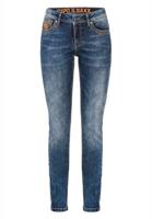 Cipo & Baxx Slim-fit-Jeans mit trendigen Ziernähten