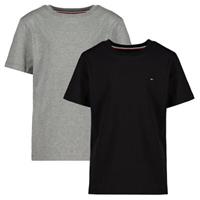 Tommy Hilfiger Underwear Kurzarmshirt (Set, 2-tlg., 2er-Pack) mit Tommy Hilfiger Logo-Stickerei