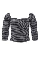 LOOXS 10sixteen Meisjes crinkle top - Geruit