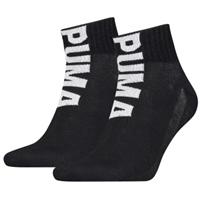 Puma 2 stuks Men Logo Quarter Socks 