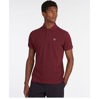 Barbour Heren Polo Tartan Pique Ruby