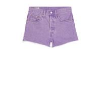 Dames Levis 501 Original Korte Broek in Lavendel