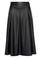 Lascana Imitatieleren rok in midi lengte