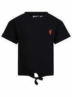 Daily7 Meisjes t-shirt print - Zwart
