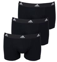 Adidas performance Set van 3 boxershorts Active 2 effen + 1 bedrukt