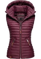 Navahoo Dames Gewatteerde Bodywarmer Shadaa – Lichte Weste met Afneembare Capuchon