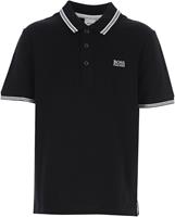 Hugo Boss Boy Short Sleeve Polo Black