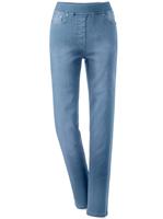 Comfortjeans in blue-bleached van heine