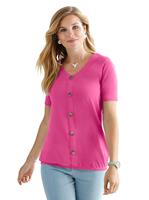 Shirt met korte mouwen in pink van heine