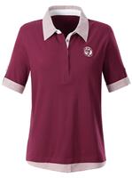 Poloshirt in bordeaux van heine