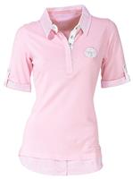 Poloshirt in roze van heine