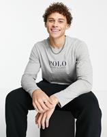 Polo Ralph Lauren Underwear Shirt met lange mouwen en labelprint, model 'LIQUID'
